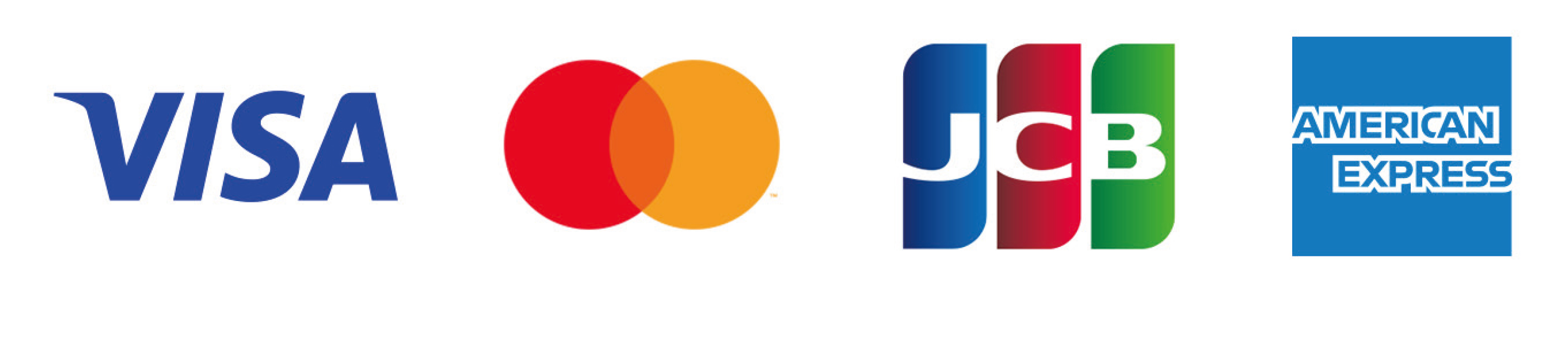 visa master jcb amex